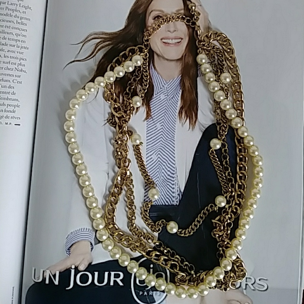 Faahion Gold Quality Pearl Necklace